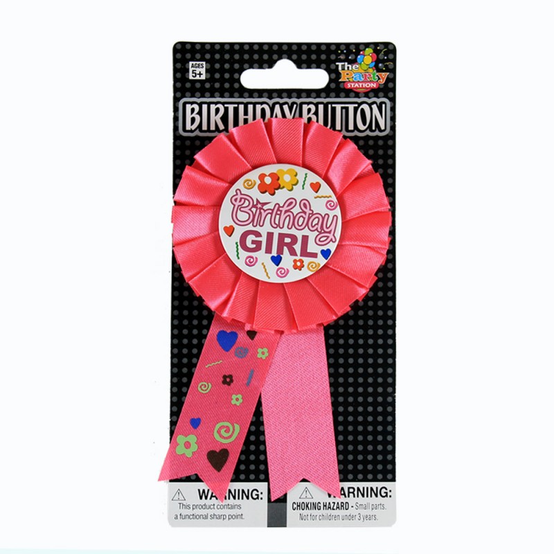 Birthday Girl Button - The Party Station